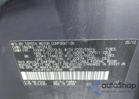 2011 Scion Xb from USA, damaged, VIN JTLZE4FE6B1125458